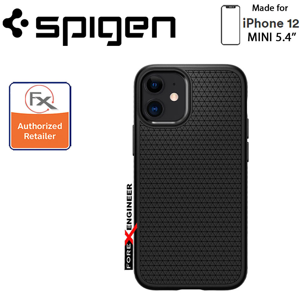 Spigen Liquid Air for iPhone 12 Mini 5.4" - Matte Black ( Barcode : 8809710756779 )