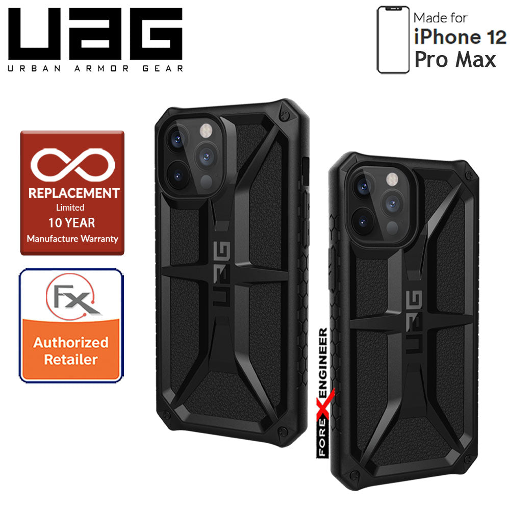 UAG Monarch for iPhone 12 Pro Max 5G 6.7" - Rugged Military Drop Tested ( Black ) - ( Barcode : 812451036145 )