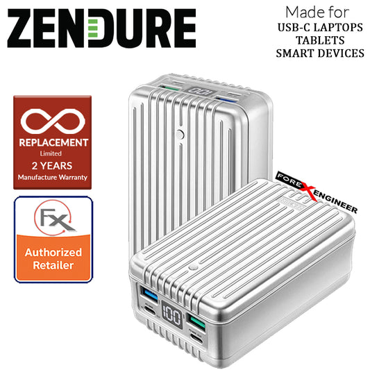 Zendure SuperTank - 27,000 mAh 100W Crush-Proof Portable Charger ( Silver ) ( Barcode : 857348008690 )