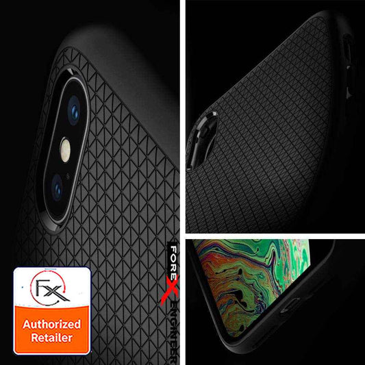 Spigen Liquid Air for iPhone Xs - X - Black - Forexengineer-malaysia