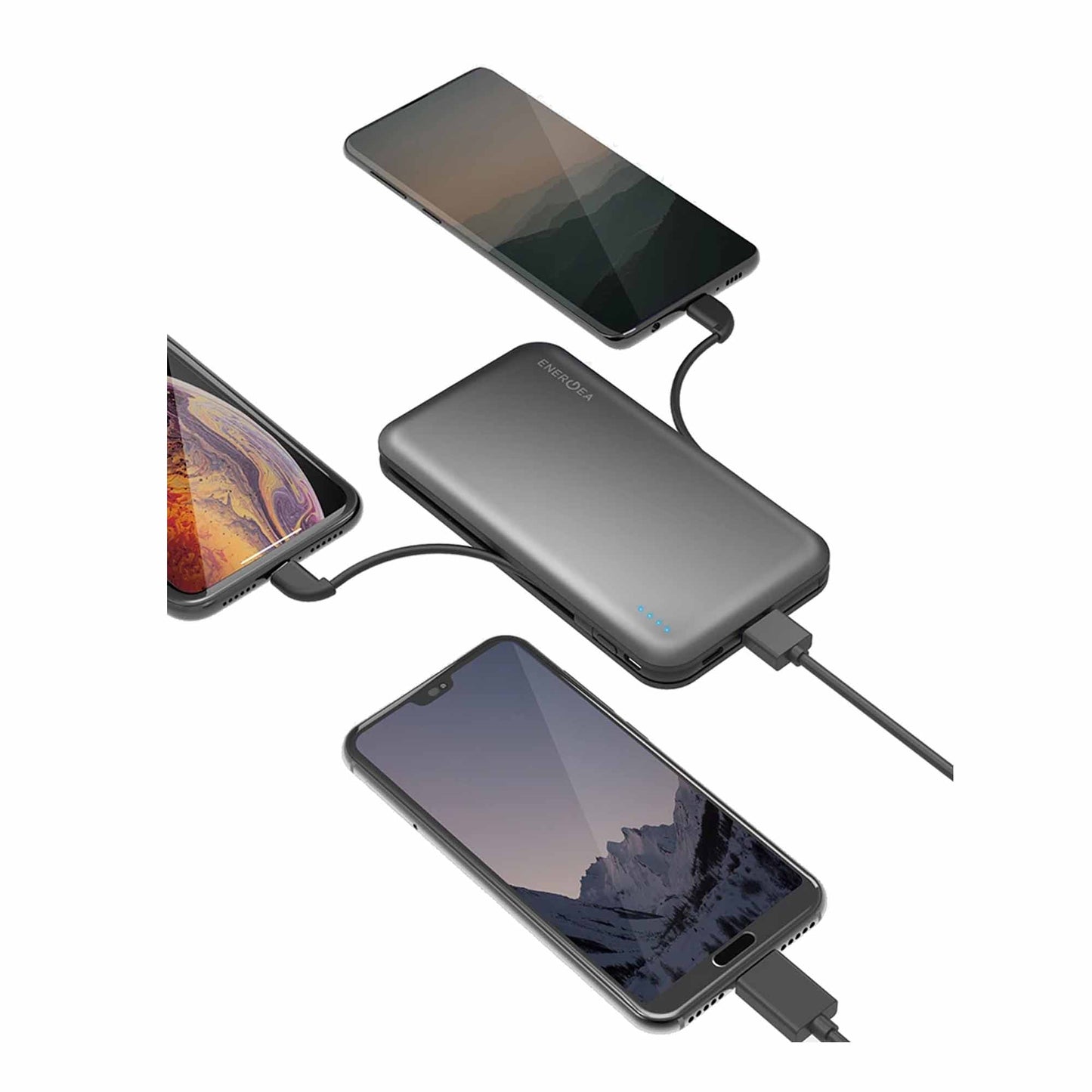 Energea Intralite Trio CL 1201 Power Bank (10000mAh) - Gunmetal (Barcode: 6957879422683 ) - Forexengineer-malaysia