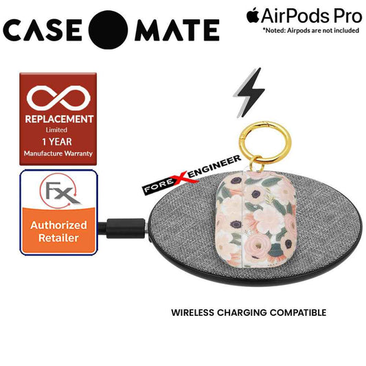 Case Mate Rifle Paper for Airpods Pro - Wildflowers with Gold Circular Ring ( Barcode : 846127194044 )
