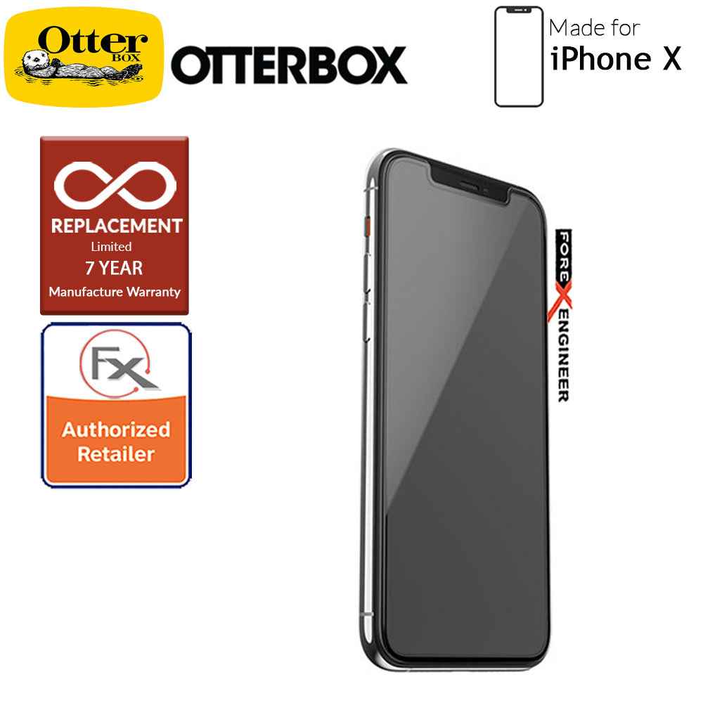 Otterbox Glass Amplify Edge 2 Edge for iPhone X - 2.5D Screen Protector - 7 Years Warranty