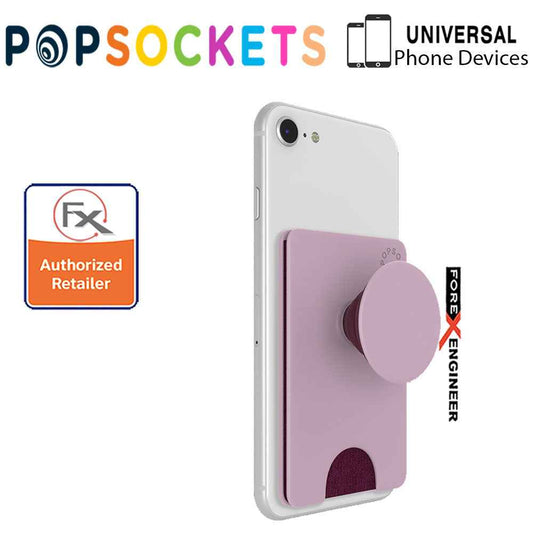 PopSockets PopWallet+ - PopWallet Plus - hold up to 3 credit cards or 6 business cards - Blush Pink Color ( Barcode : 842978158082 )