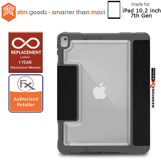 STM Dux Plus Duo for iPad 10.2 inch ( 7th - 8th - 9th Gen ) ( 2019 - 2020 ) - Black (Barcode: 765951764929 )