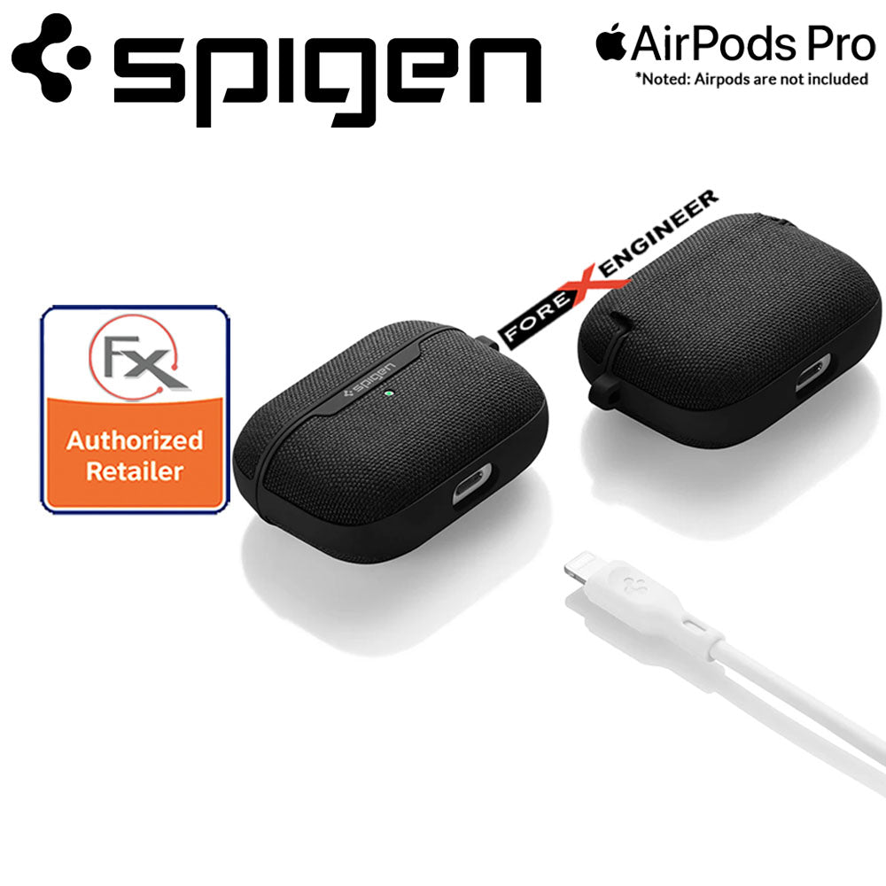 Spigen Urban Fit Case for Airpods Pro - Black Color ( Barcode : 8809685624349 )