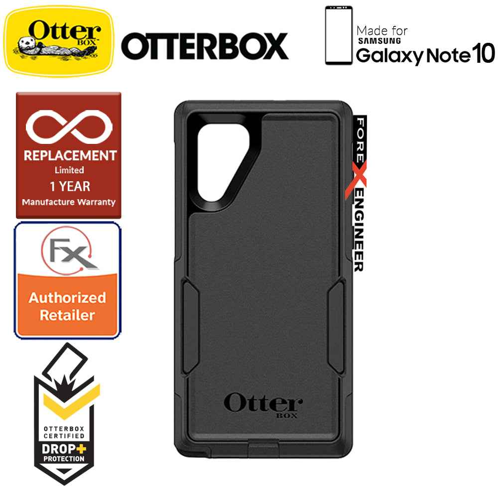Otterbox Commuter for Samsung Galaxy Note 10 - 2 Layers Lightweight Protection Case - Black - Forexengineer-malaysia