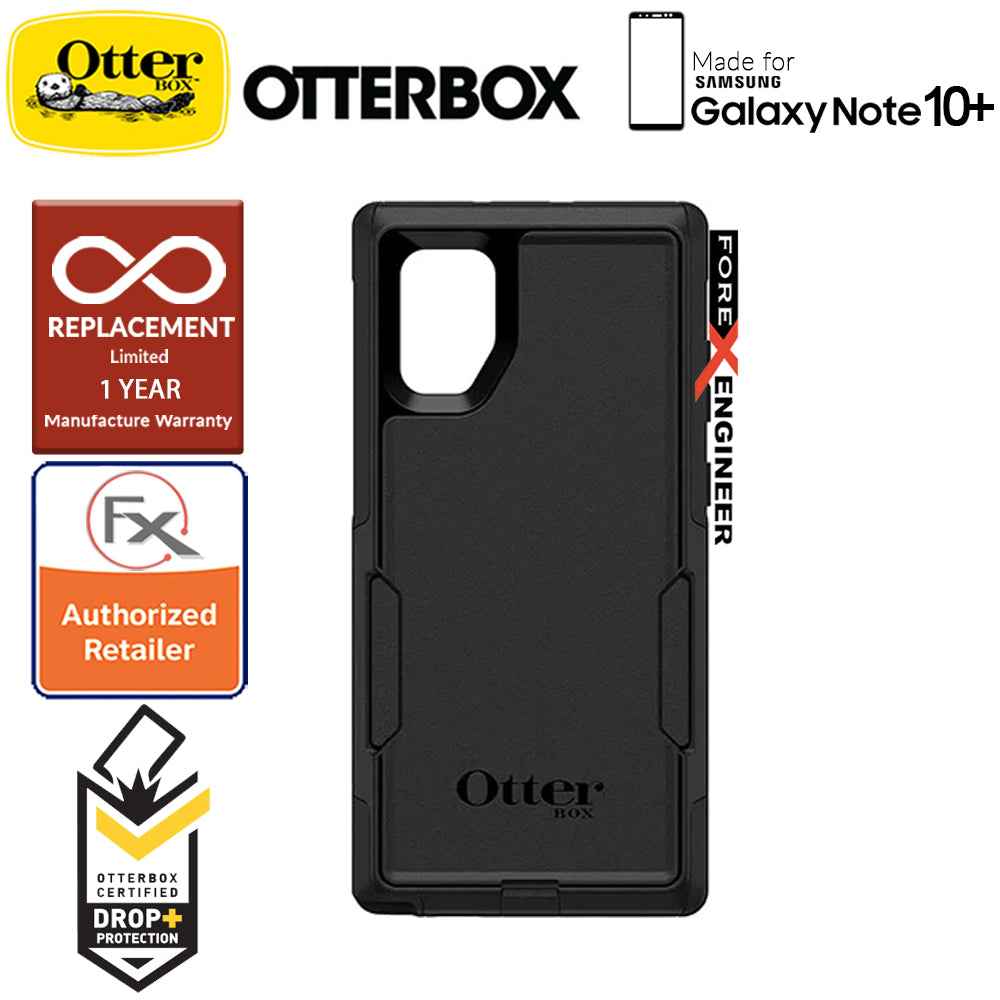 Otterbox Commuter for Samsung Galaxy Note 10+ - Note 10 Plus - 2 Layers Lightweight Protection Case - Black - Forexengineer-malaysia