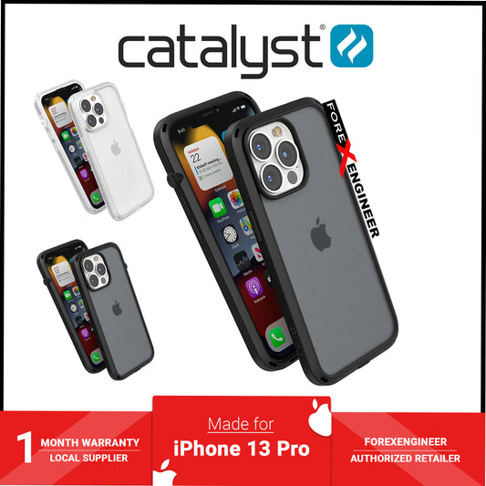Catalyst Influence for iPhone 13 Pro 6.1" 5G - 10ft Drop Proof - Stealth Black (Barcode: 840625111756 )