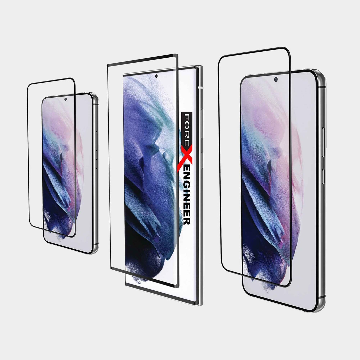 AMAZINGthing SupremeGlass 3D Side Glue for Samsung Galaxy S22 Ultra - 3D Curved Full Cover - Clear (Barcode: 4892878072397 )