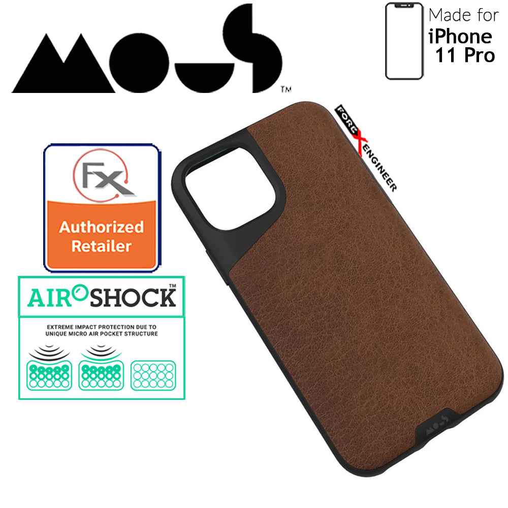 Mous Contour for iPhone 11 Pro (Brown Leather) - Forexengineer-malaysia