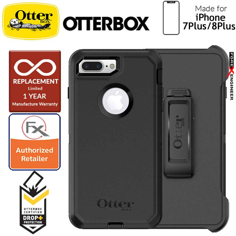 OtterBox Defender Series for iPhone 7 Plus - 8 Plus - Black - Forexengineer-malaysia