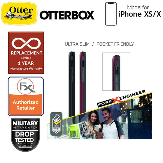 OtterBox Symmetry Graphic Series for iPhone Xs - X - Throwing Shade - Forexengineer-malaysia