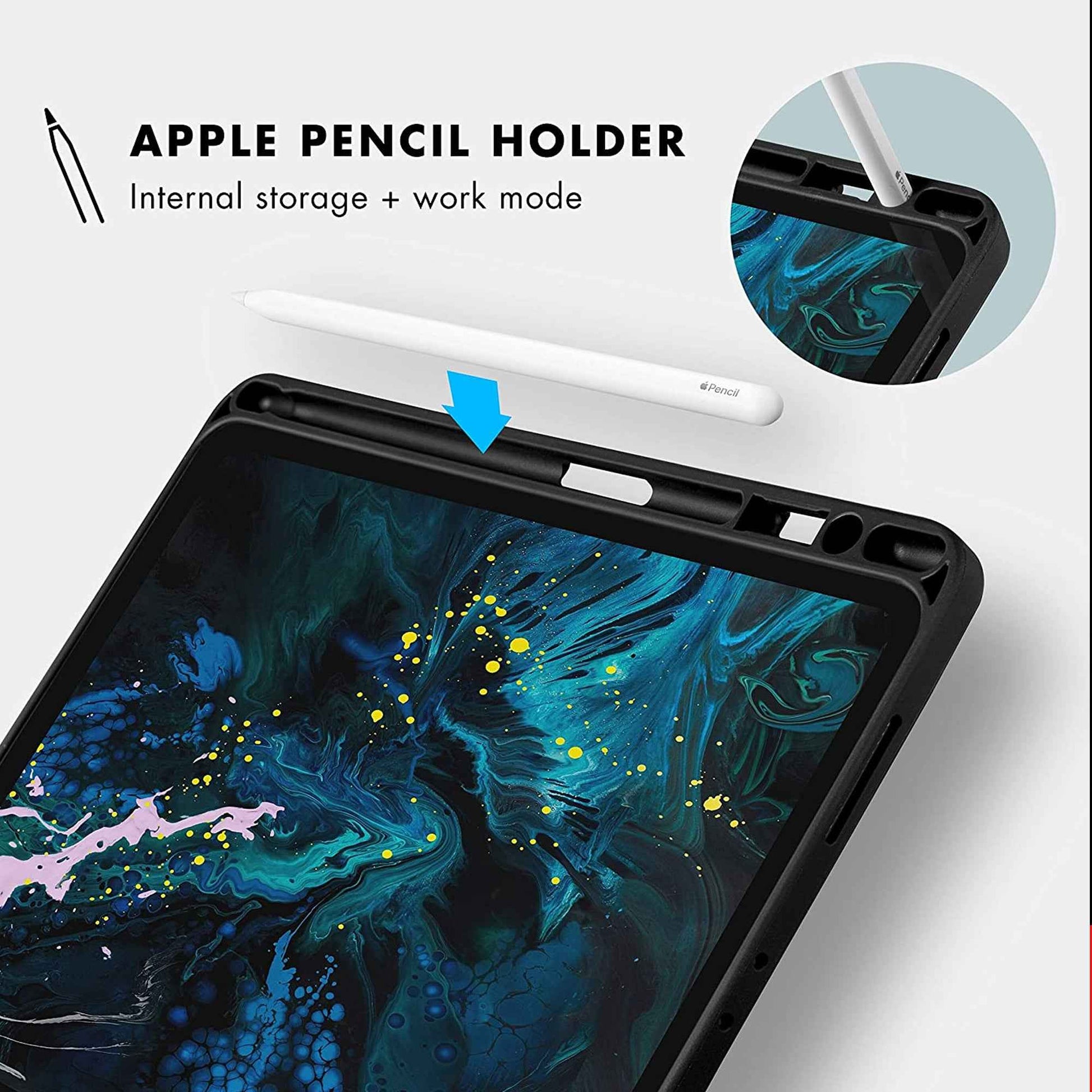 Laut Prestige Folio for iPad Pro 12.9" 3rd - 4th Gen (2018 - 2020) - Black ( Barcode : 4895206916776 )