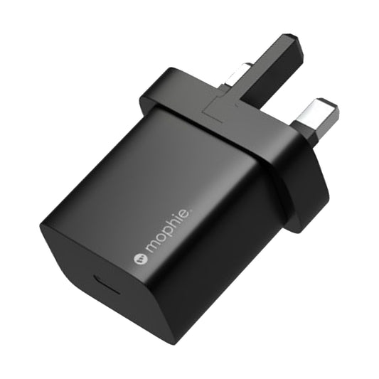 Mophie Wall Adapter USB-C PD 20W - Fast Charging - Black - Forexengineer -Malaysia- 840056137943