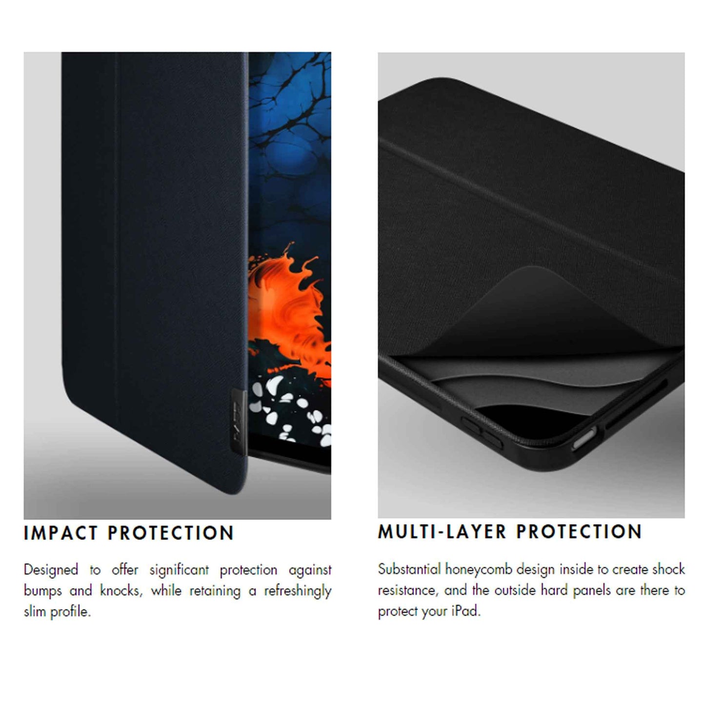 Laut Prestige Folio for iPad Pro 12.9 inch 5th - 4th - 3rd Gen ( 2021 - 2018 ) M1 Chip - Indigo (Barcode: 4895206923200 )