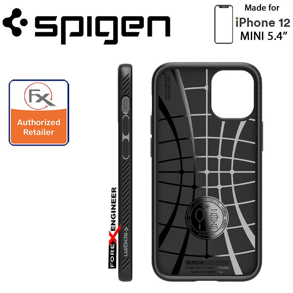 Spigen Liquid Air for iPhone 12 Mini 5.4" - Matte Black ( Barcode : 8809710756779 )