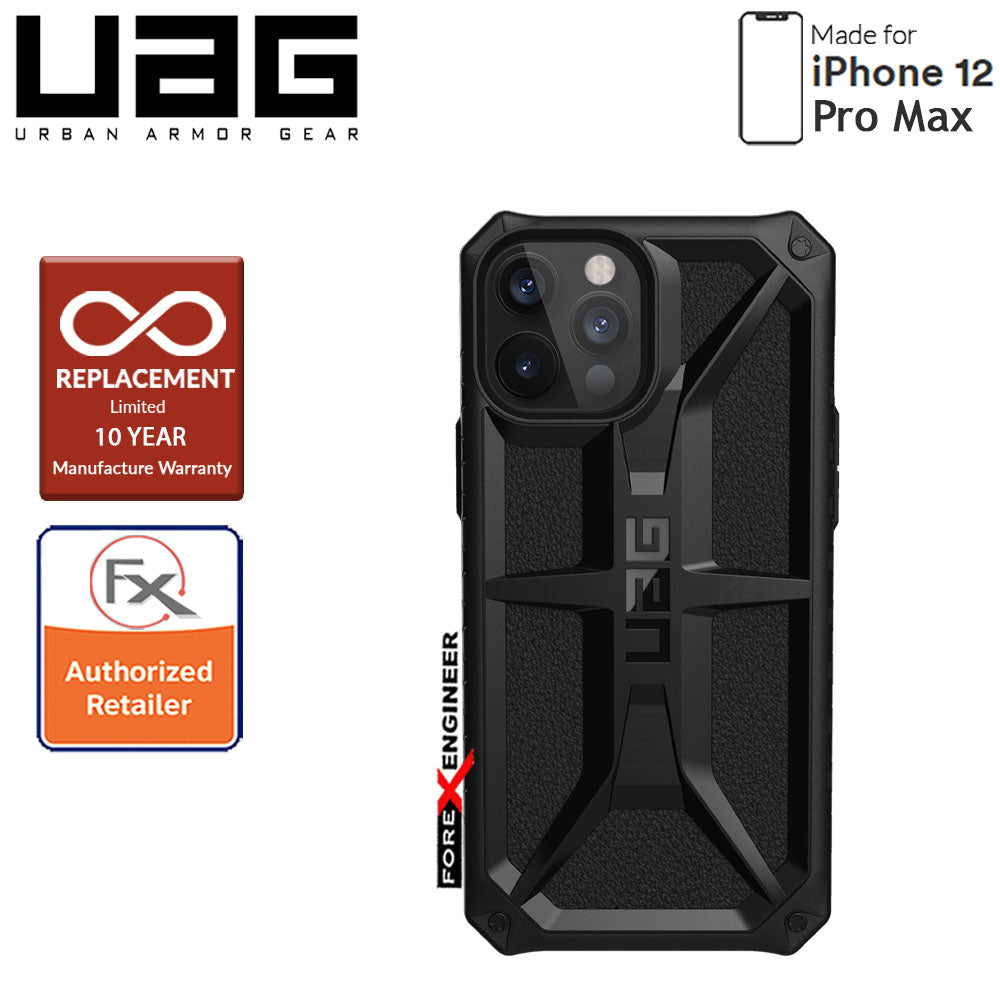 UAG Monarch for iPhone 12 Pro Max 5G 6.7" - Rugged Military Drop Tested ( Black ) - ( Barcode : 812451036145 )