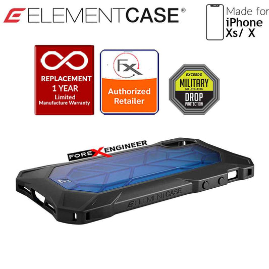 Element Case Rev for iPhone Xs - X - 3 meters Drop Proof Protection - Blue - Forexengineer-malaysia