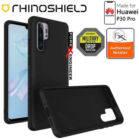 Rhinoshield SolidSuit for Huawei P30 Pro - 3.5 Meters Drop Protection - Classic Black - Forexengineer-malaysia