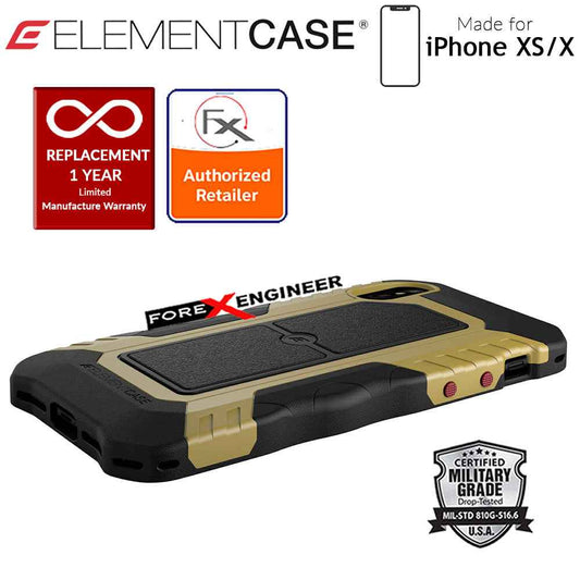 Element Case Recon for iPhone X - Xs - Military Grade Drop Proof Protection Case - Coyote - Forexengineer-malaysia