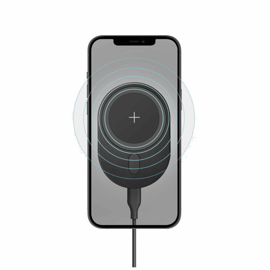 Energea MagDisc Drive Wireless Charging Magnetic Car Mount - Magsafe Compatible - Gunmetal (Barcode: 6957879424267 ) - Forexengineer -Malaysia- 6957879424267