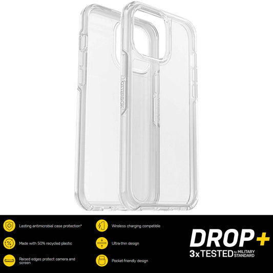 Otterbox Symmetry Clear for iPhone 13 Pro Max 6.7" 5G - Antimicrobial Case - Clear (Barcode: 840104265437 )