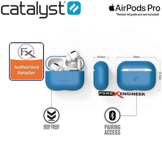 Catalyst SLIM Case for Airpods Pro - Neon Blue Color