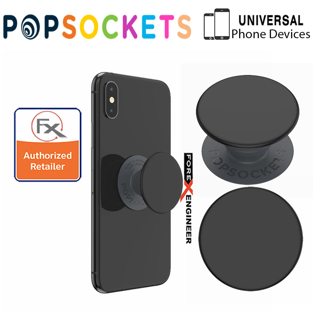 PopSockets PopGrip Swappable - Black Color ( Barcode : 842978135083 )