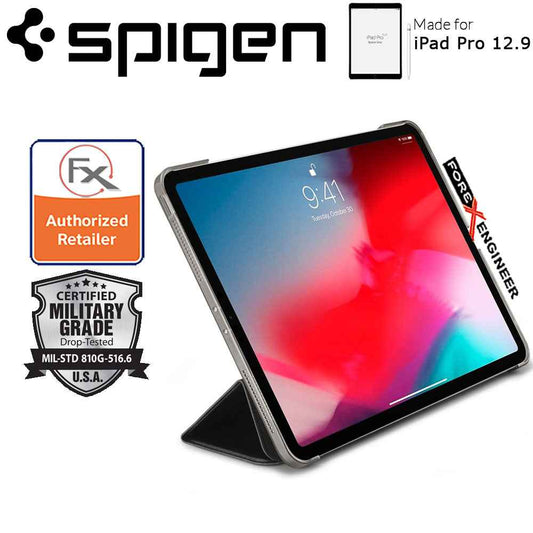 Spigen Smart Fold 2 Case for iPad Pro 12.9" 3rd Gen - Black Color