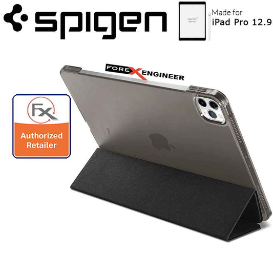 Spigen Smart Fold Case for iPad Pro 12.9 inch - 12.9" ( 2020 ) 4th Gen - Black Color ( Barcode : 8809685628477 )