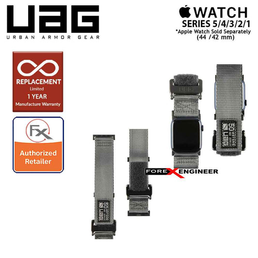 UAG Active Strap for Apple Watch for Series 7 - SE - 6 - 5 - 4 - 3 - 2 - 1 ( 45mm - 44mm - 42mm ) - Dark Grey (Barcode : 812451039795 )