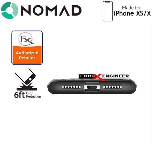 Nomad Hex Case for iPhone Xs - X - 2 Meters Mil-spec Drop Protection - Black - Forexengineer-malaysia