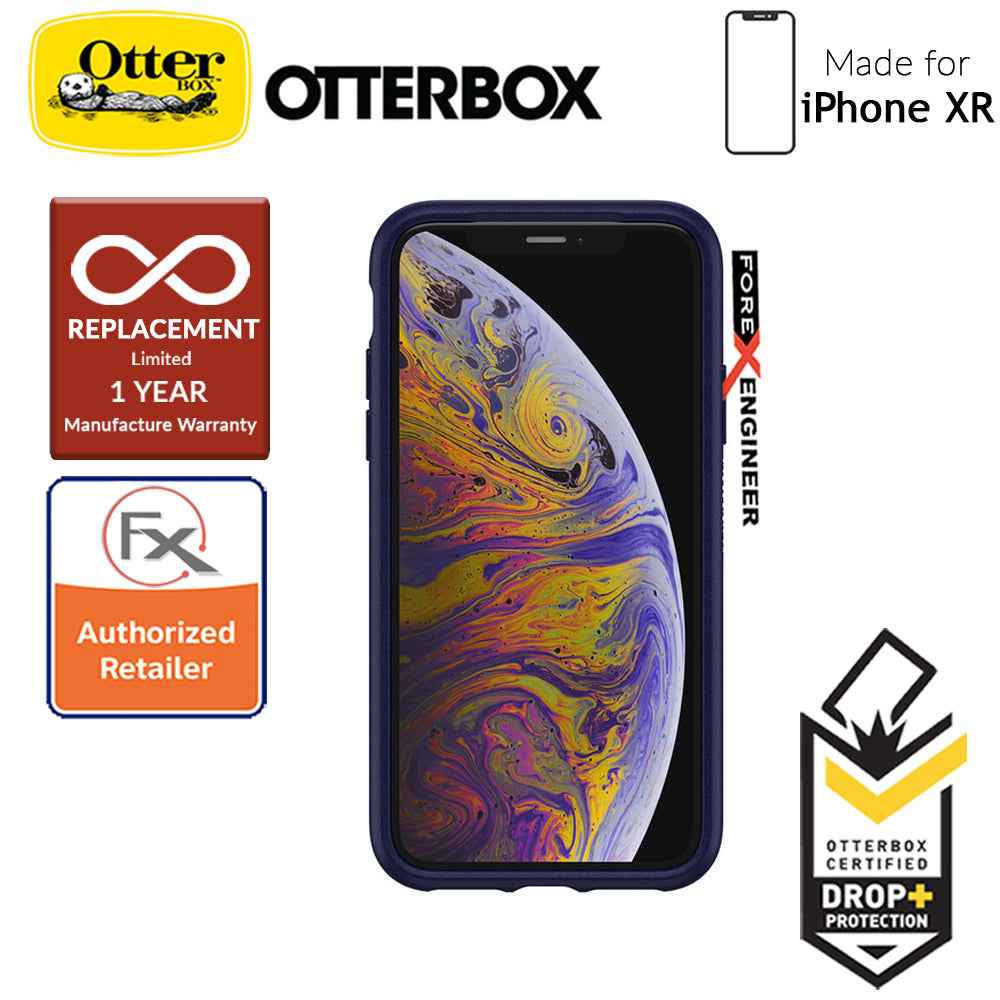 OTTER + POP Symmetry for iPhone XR - Slim Protective Case with PopSockets - Blue Nebula - Forexengineer-malaysia