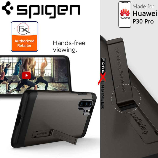 Spigen Slim Armor for Huawei P30 Pro - Gunmetal - Forexengineer-malaysia