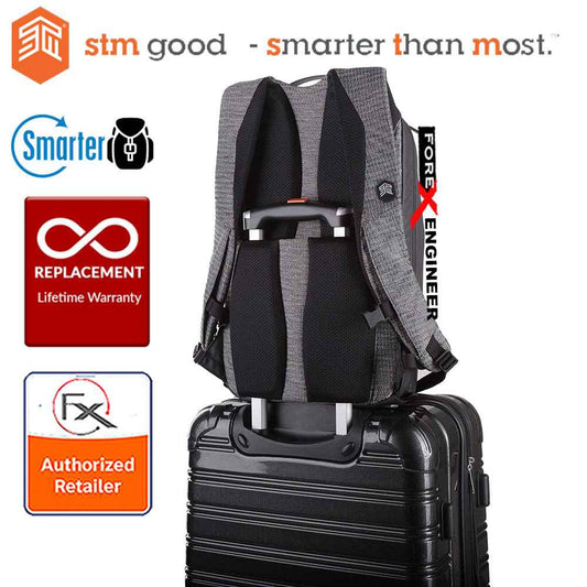 STM Myth Backpack 18L (15'') - Granite Black - Forexengineer-malaysia