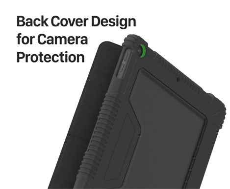 AmazingThing Military Drop Proof Case for iPad 10.2inch 7th - 8th - 9th Gen ( 2019 - 2021 ) - Antimicrobial Case - Black (Barcode: 4892220389371 )