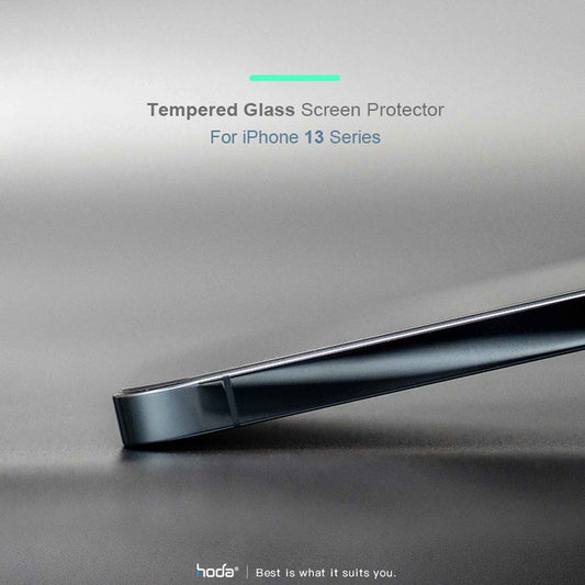 Hoda Anti-Reflection Tempered Glass for iPhone 13 Mini 5.4" 5G - with Helper (Barcode: 4711103542576 )