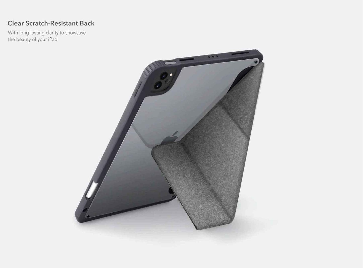 UNIQ Moven for iPad Pro 11" ( 3rd - 2nd - 1st Gen ) ( 2022 - 2018 ) - iPad Air 10.9" ( 5th Gen ) M1 Chip - Grey