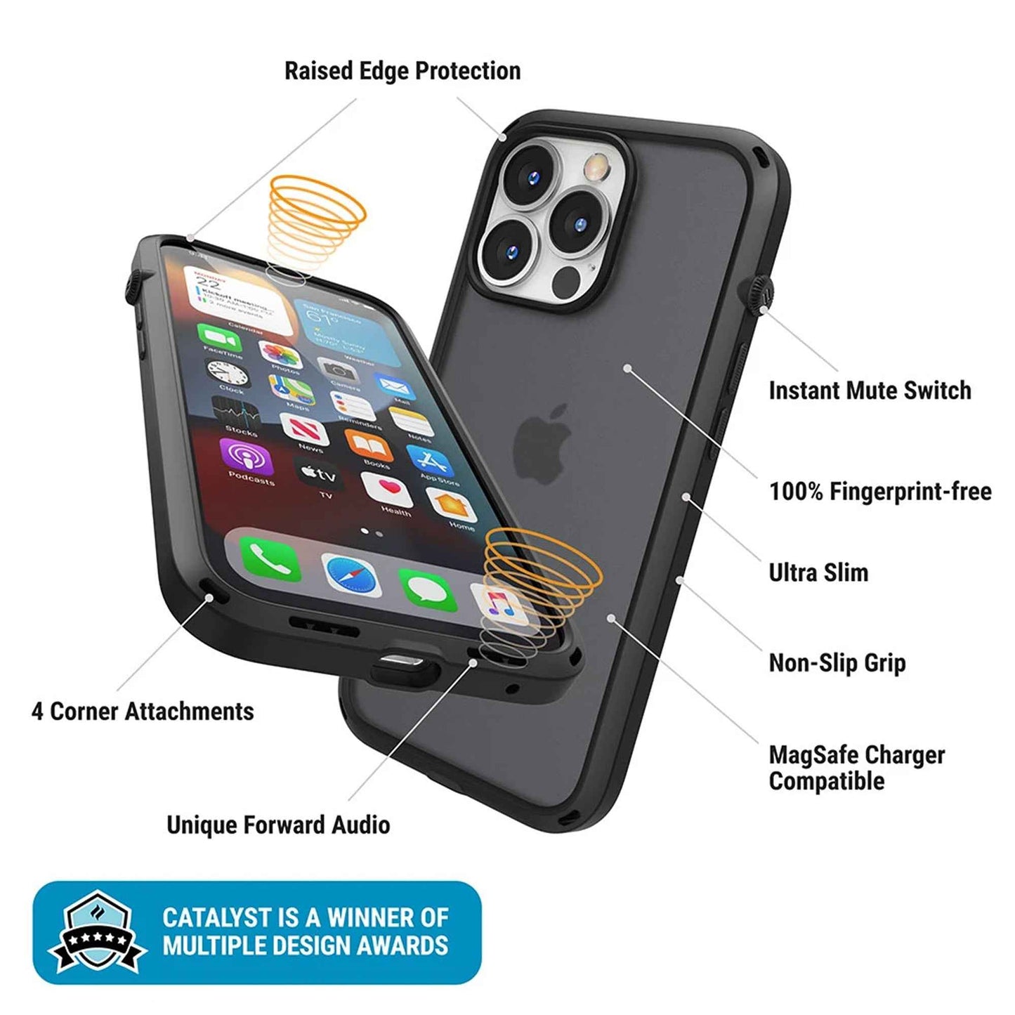 Catalyst Influence for iPhone 13 Pro Max 6.7" 5G - 10ft Drop Proof - Pacific Blue (Barcode: 840625111718 )