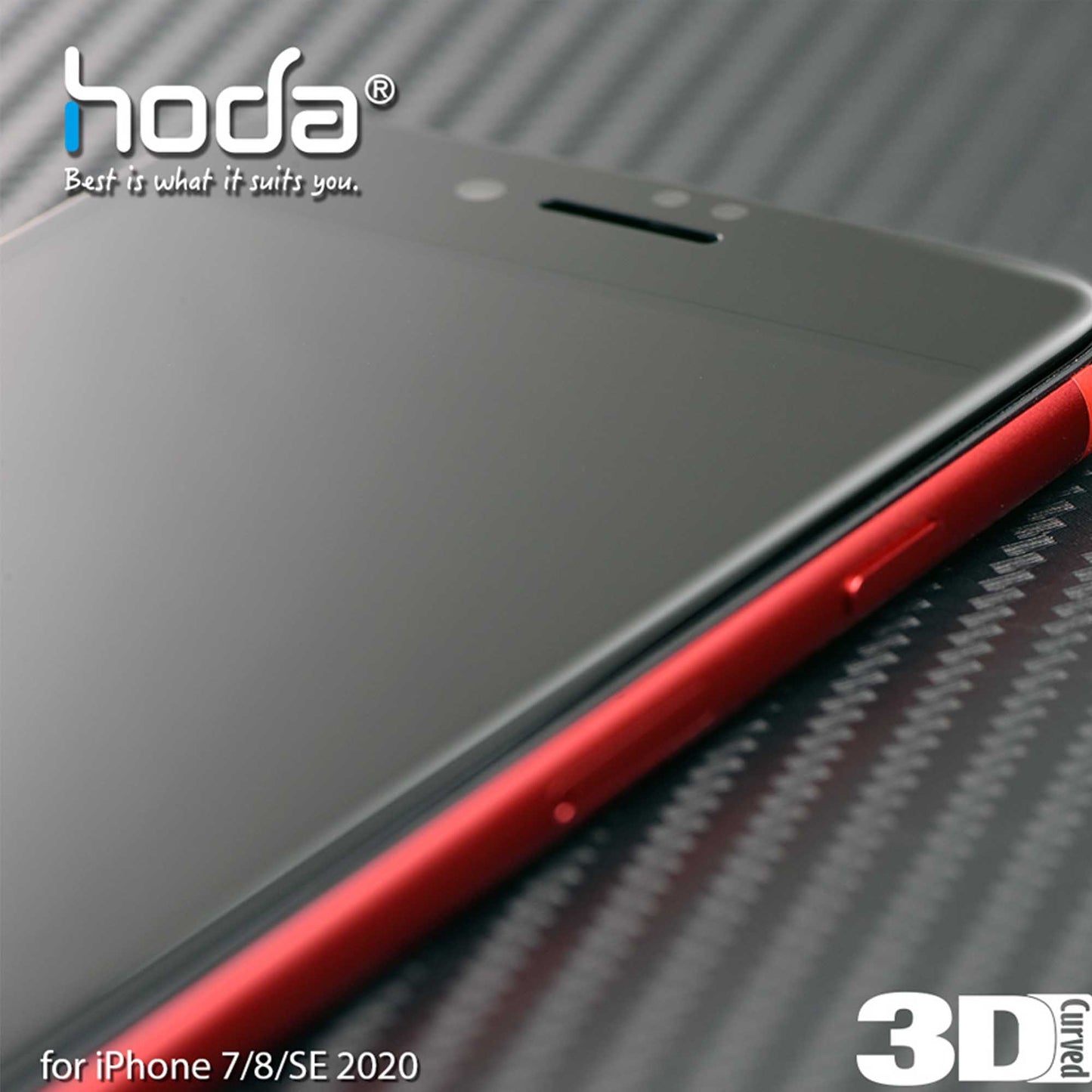 Hoda Tempered Glass Full Coverage for iPhone SE ( 2022 - 2020 ) compatible with iPhone 7 - 8 - 2.5D 0.33mm - Clear (Barcode: 4713381516942 ) - Forexengineer-malaysia