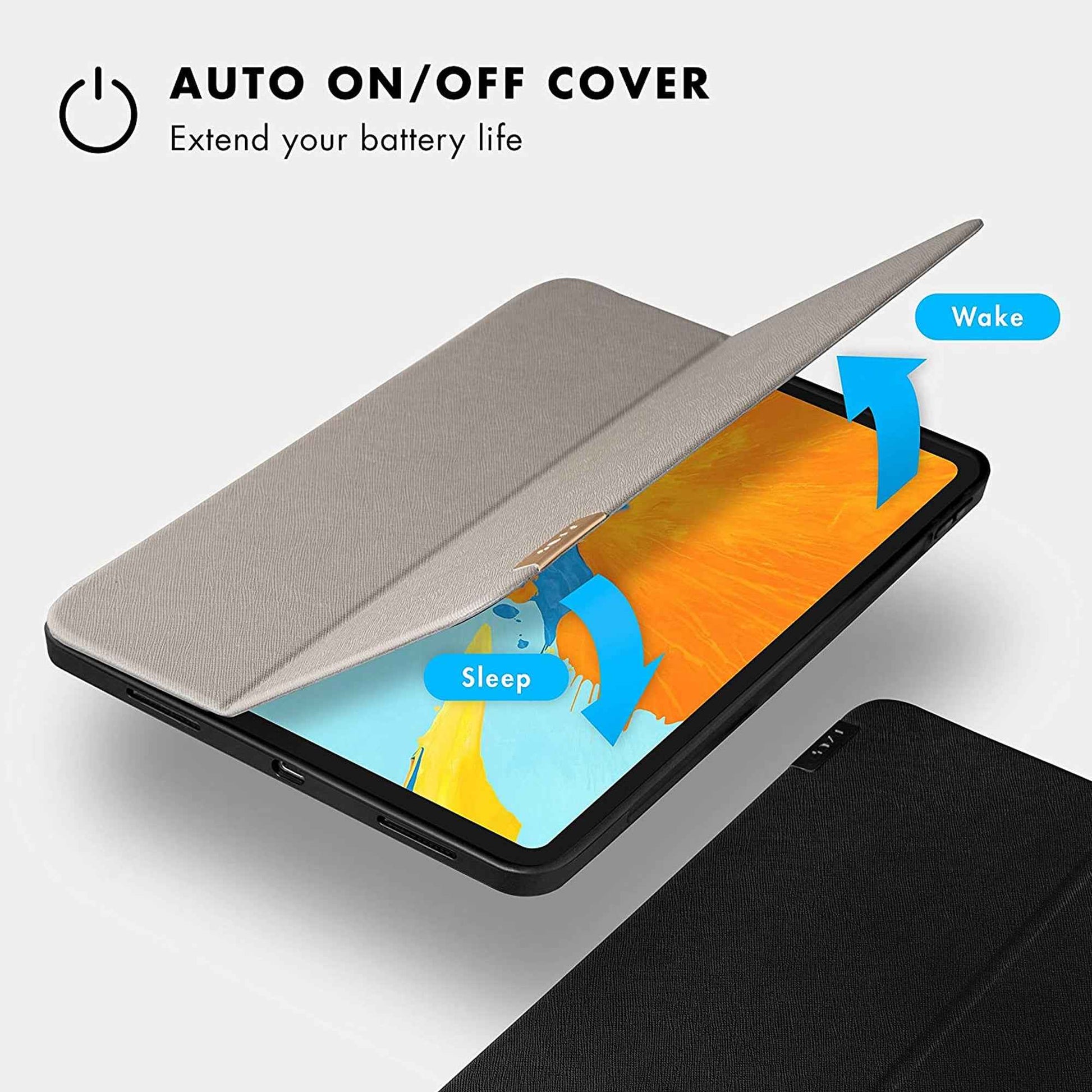 Laut Prestige Folio for iPad Pro 12.9" 3rd - 4th Gen (2018 - 2020) - Black ( Barcode : 4895206916776 )