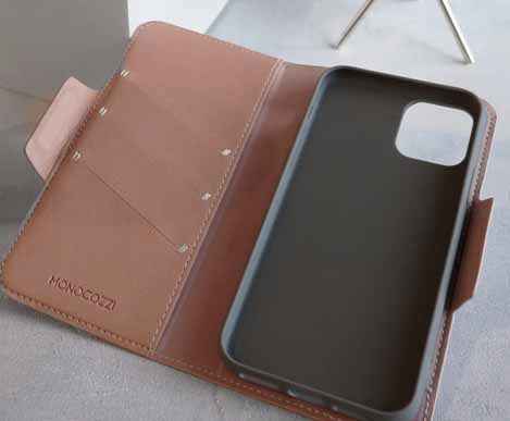 Monocozzi Lucid Folio Wallet for iPhone 11 Pro - with Detachable Back - Blue (Barcode: 4895199105515)