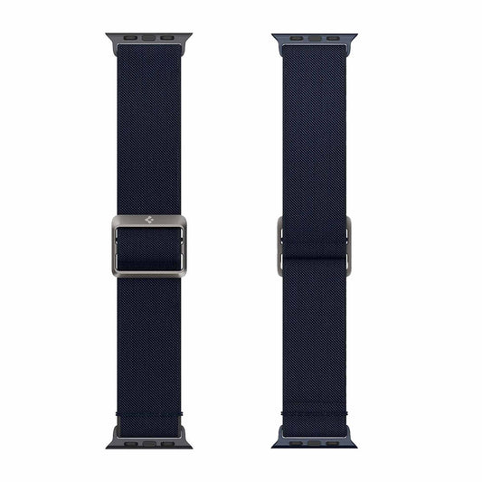 Spigen Lite Fit Watch Band for Apple Watch Series 7 - SE - 6 - 5 - 4 - 3 - 2 ( 45 - 44 - 42mm ) - Navy Blue (Barcode: 8809756641541 ) - Forexengineer -Malaysia- 8809756641541