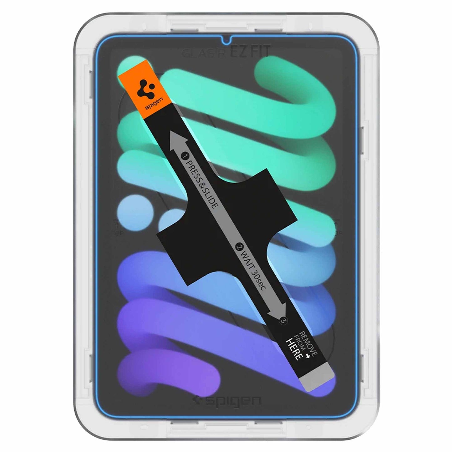 Spigen Tempered Glass GLAStR EZ FIT for iPad Mini 7th Gen ( 2024 ) / iPad Mini 6th Gen ( 2021 ) Screen Protector - Clear (Barcode: 8809811854732 ) - Forexengineer -Malaysia- 8809811854732