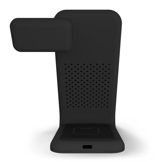 STM ChargeTree Swing 3 in 1 Wireless Charging Station - for iPhone , Apple Watch , and Airpods - Black (Barcode: 810046111222 ) - Forexengineer-malaysia