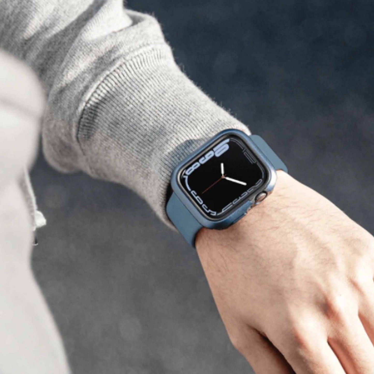 SwitchEasy Odyssey Aluminium Alloy Case for Apple Watch Series 7 ( 45mm ) - Starlight White (Barcode: 4895241104763 ) - Forexengineer -Malaysia- 4895241104763