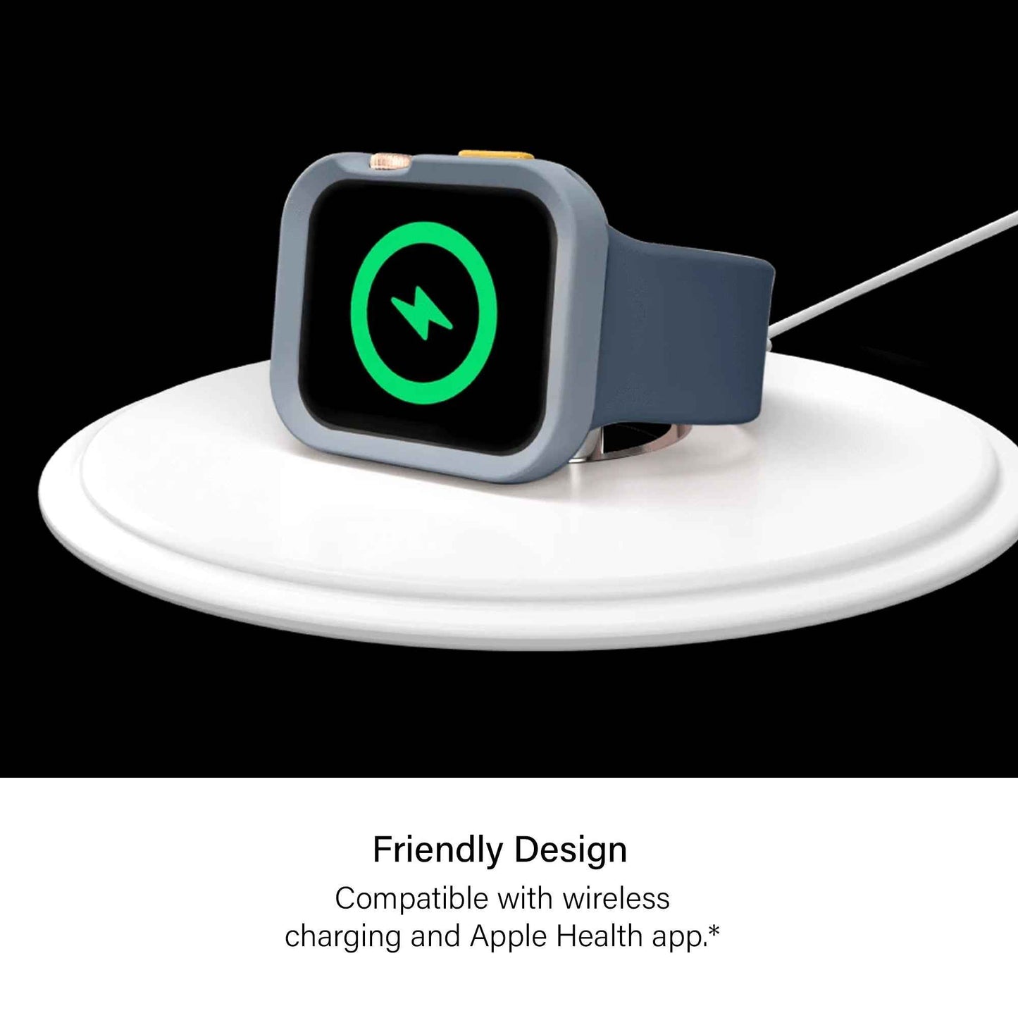 SwitchEasy COLORS Case for Apple Watch Series 7 - SE - 6 - 5 - 4 ( 45mm - 44mm ) - Abyss Blue (Barcode: 4895241104909 )