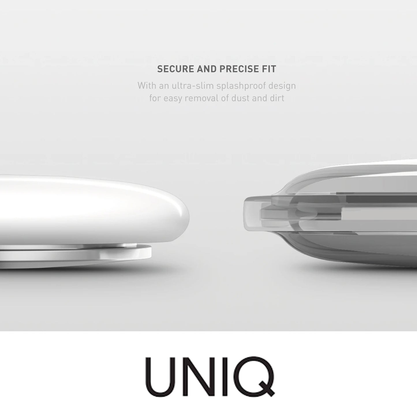 UNIQ Glase Case for AirTag - Clear Protective Case in True Clarity - Clear (Barcode: 8886463677445 ) - Forexengineer-malaysia