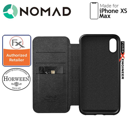 Nomad Leather Folio Case for iPhone Xs Max - Rustic Brown - Forexengineer-malaysia